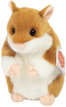 Teddy HERMANN ® Hamster beige - hvid, 16 cm