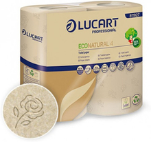 Confezione 4 rotoli EcoNatural Lucart maxi carta igienica