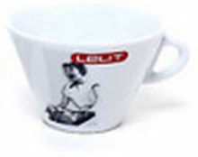 PL303 Lelit- confezione 6 tazzine latte 270 cl. + piattini in porcellana