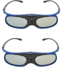 4st Active Shutter Glasögon DLP-Link 3D-glasögon USB för DLP LINK-projektorer