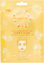 Kirkas Radiance Boosting Sheet Mask 1Pcs Beauty Women Skin Care Face Masks Sheetmask Nude LUMENE