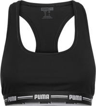 Puma Women Racer Back Top 1P Hang Lingerie Bras & Tops Soft Bras Tank Top Bras Svart PUMA*Betinget Tilbud