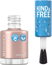 Kind & Free Clean Nail 160 Pearl Shimmer Neglelak Makeup Cream Rimmel