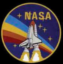NASA Vintage Rainbow Shuttle T-Shirt - Black - 5XL - Black