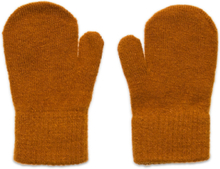 Basic Magic Mittens -Solid Col Accessories Gloves & Mittens Mittens Oransje CeLaVi*Betinget Tilbud