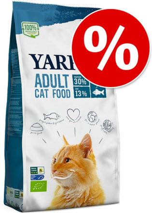 Zum Sonderpreis! Yarrah Bio Katzenfutter - Bio Fisch 2,4 kg