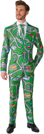 Suitmeister Carpet City Green Kostym - Medium