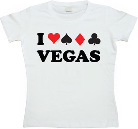 I Play Vegas Girly T-shirt, T-Shirt