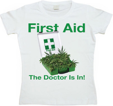 The Doctor Is In! Girly T-shirt, T-Shirt