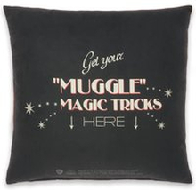 Decorsome x Harry Potter Muggle Magic Square Cushion - 40x40cm - Soft Touch