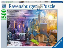Ravensburger - Puzzle 1500 - Day & Night NYC Skyline