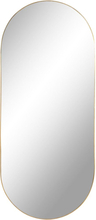 Jersey Spegel Oval - Mässings imitation - 35x80