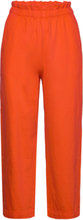 Trousers Bella Cropped Twill Bottoms Trousers Straight Leg Red Lindex