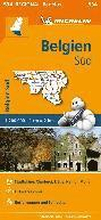 Michelin Belgien Süd. Straßen- und Tourismuskarte 1:200.000