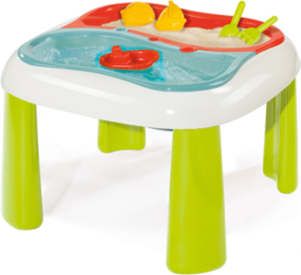 Sand & Water Playtable Toys Outdoor Toys Outdoor Games Multi/mønstret Smoby*Betinget Tilbud
