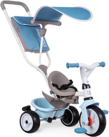Baby Balade Plus Tricycle Blue Toys Outdoor Toys Bicycles Blå Smoby*Betinget Tilbud