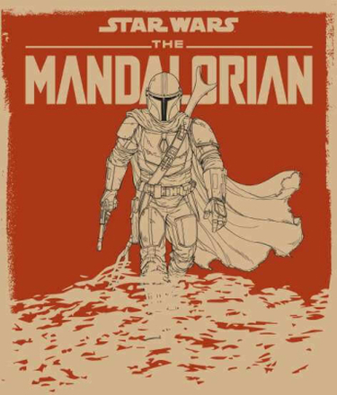 Star Wars The Mandalorian Storm Men's T-Shirt - Tan - XXL