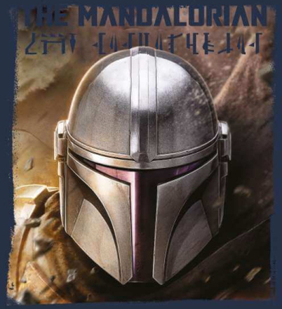 Star Wars The Mandalorian Focus Hoodie - Navy - L