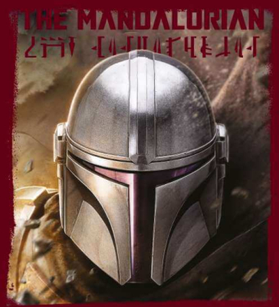 Star Wars The Mandalorian Focus Men's T-Shirt - Burgundy - XL