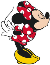 Disney Mickey Mouse Minnie Split Kiss Sweatshirt - White - S