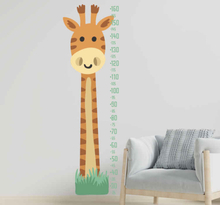 Muursticker groeimeter Giraf met groeimeter