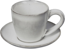Espresso Kop/Underkop 'Nordic Sand' Home Tableware Cups & Mugs Espresso Cups Grey Broste Copenhagen