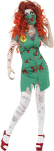 Zombie Scrub Nurse - Kostym till Dam