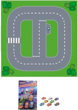Speelgoed autowegen stratenplan incl race auto set 8 stuks