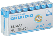 48x Grundig AAA batterijen alkaline 1.5 V