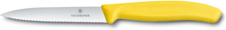 Spelucchino ondulato manico ergonomico giallo - Victorinox Swissclassic