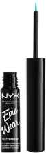 Epic Wear Metallic Liquid Liner Eyeliner Sminke Blå NYX Professional Makeup*Betinget Tilbud