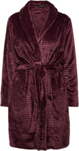 Decoy Short Robe W/Stripes Morgonrock Red Decoy