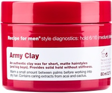 Recipe for Men Army Clay Wax 80 ml
