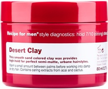 Recipe for Men Dessert Clay Wax 80 ml