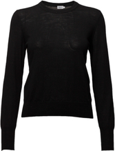 Merino R-Neck Sweater Pullover Svart Filippa K*Betinget Tilbud