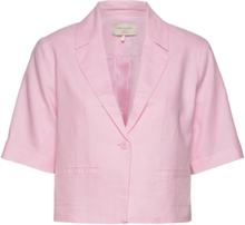 Fqlava-Jacket Blazers Cropped Blazers Pink FREE/QUENT