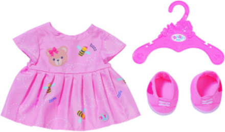 Baby Born Nalleklänning Toys Dolls & Accessories Doll Clothes Pink BABY Born