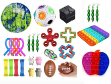 29st Fidget Pop it Toys Set pack för barn och vuxna