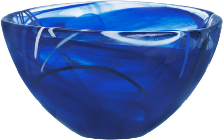 Kosta Boda - Contrast skål 16 cm blå