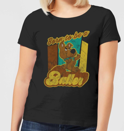 Scooby Doo Born To Be A Baller Women's T-Shirt - Black - 3XL