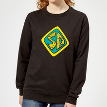 Scooby Doo Emblem Women's Sweatshirt - Black - XS