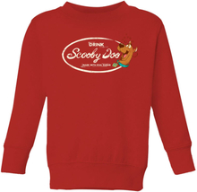 Scooby Doo Cola Kids' Sweatshirt - Red - 3-4 Years