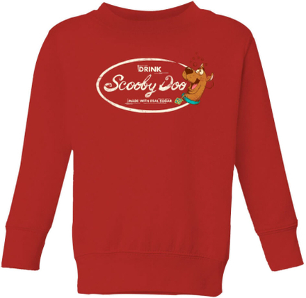 Scooby Doo Cola Kids' Sweatshirt - Red - 7-8 Years