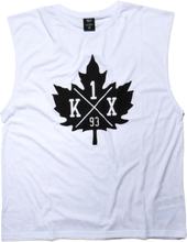 K1X | Kickz Core Big Leaf Sleeveless Herren Muskel-Shirt Top 1200-0718/1000 Weiß