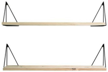 Maze wandplanken Pythagoras Play 78 cm hout/staal zwart 6-delig