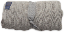 Baby Blanket, Fishb , Grey Melange Home Sleep Time Blankets & Quilts Grå Smallstuff*Betinget Tilbud