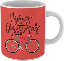 Bike Lights Christmas Mug