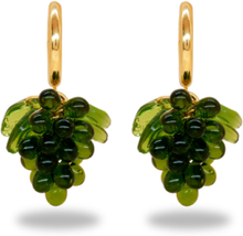 Grape Jelly Earrings Accessories Jewellery Earrings Hoops Green ANNELE