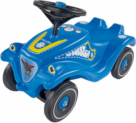 Big Bobby Car Classic Police Toys Ride On Toys Blå BIG*Betinget Tilbud