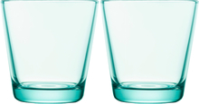 Iittala - Kartio glass 21 cl 2 stk vanngrønn